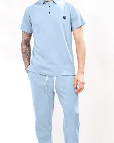 WEET Cotton Polo Tshirt and Pyjama Set for Men,Night Wear for Men,Men's Pyjama Set 132