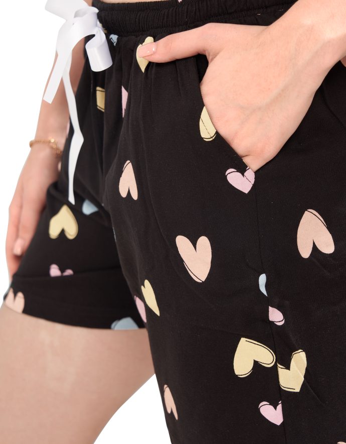 Breathable cotton shorts for lounging