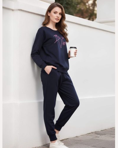 WEET Cotton Sweatshirt & Joggers Tracksuit | Women Co-ord Set 413A