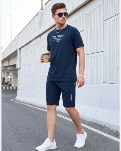 Men’s Shorts Set – Blue