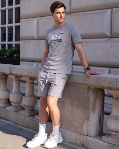 WEET Cotton T-Shirt and Shorts Set for Men | Men's Nightwear MCS144B
