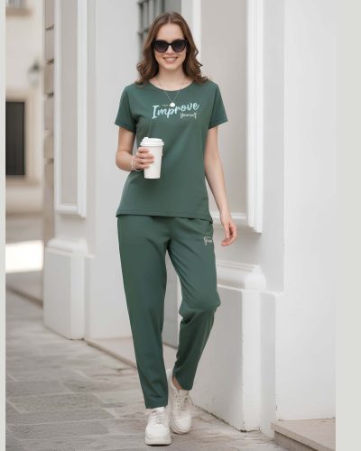 WEET Women's Printed Night Suit for Women 209