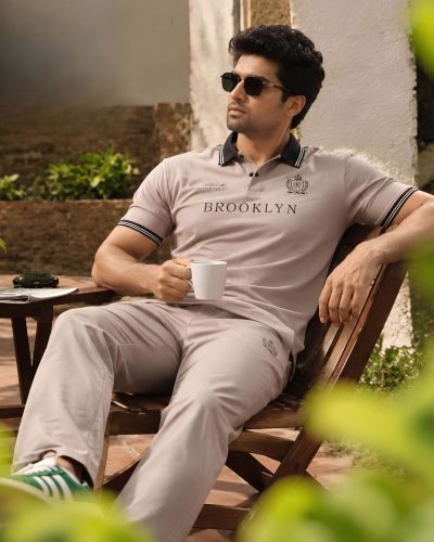 WEET Cotton T-Shirt and Pyjama Set for Men, Night Wear for Men 166b