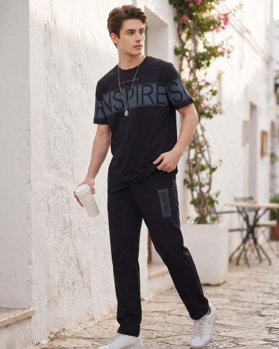 Black Men's Pyjama Set