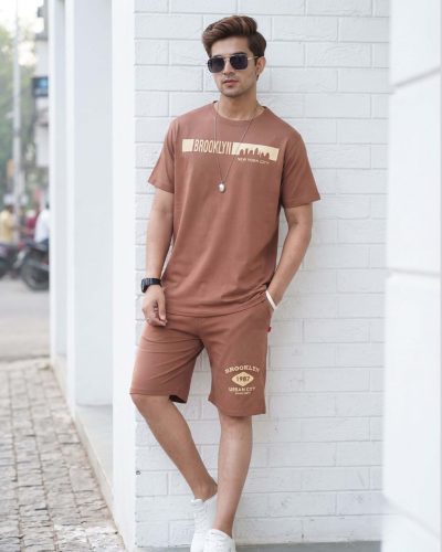 Men's Brooklyn City Cotton Shorts Set