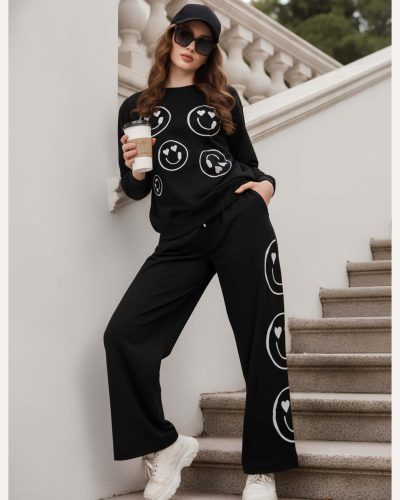 WEET Cotton Full Sleeves Tracksuit | Women Winter NightSuits 425a