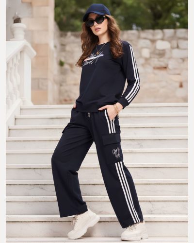 WEET Cotton Long Sleeves Women Tracksuit | New Winter NightSuit for Women