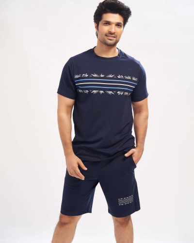 WEET Cotton T-Shirt and Shorts Set for Men 184B