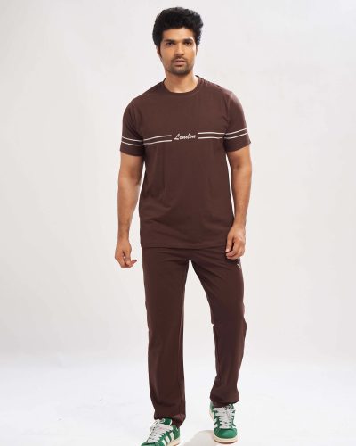 WEET Cotton T-Shirt and Pyjama Set for Men,Night Wear for Men,Men's Pyjama Set 164B
