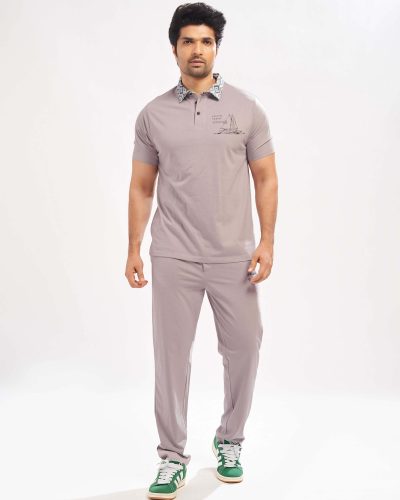 WEET Cotton Polo Tshirt and Pyjama Set for Men 168b