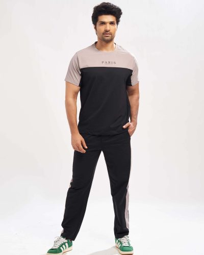 WEET Cotton T-Shirt and Pyjama Set for Men,Night Wear for Men,Men's Pyjama Set 163