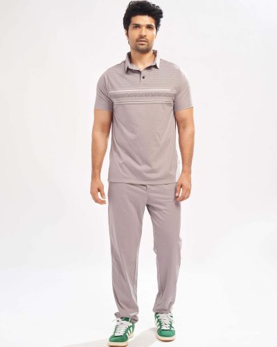 WEET Cotton Polo Tshirt and Pyjama Set for Men,Men's Pyjama Set 170B