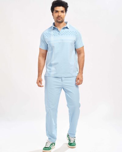 WEET Cotton Polo Tshirt and Pyjama Set for Men,Men's Pyjama Set 169B