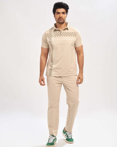 WEET Cotton Polo Tshirt and Pyjama Set for Men,Men's Pyjama Set 169